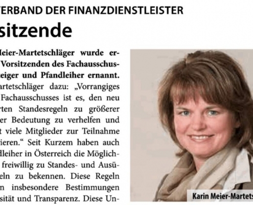 Pressemeldung Fachverband Finanzdienstleister