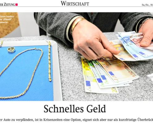 Schnelles Geld - Auto Pfandhaus Wien