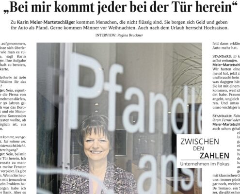 INTERVIEW: Regina Bruckner, Standard Wochenende
